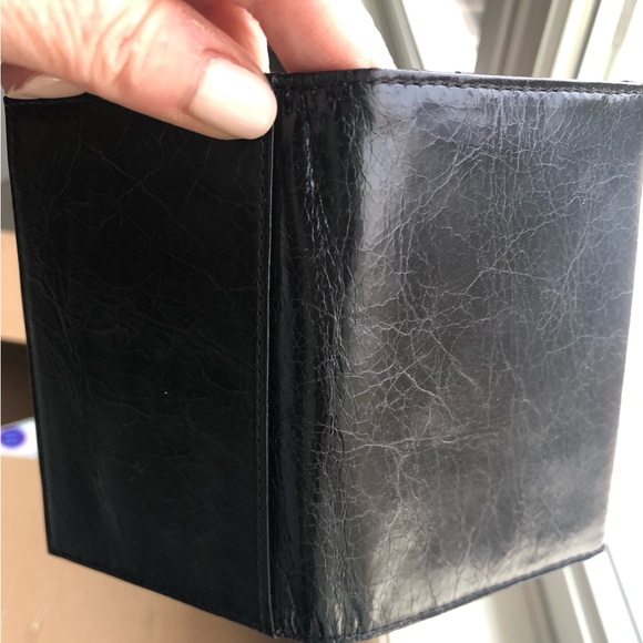 MZ Wallace black leather bifold card holder - Picture 6 of 6
